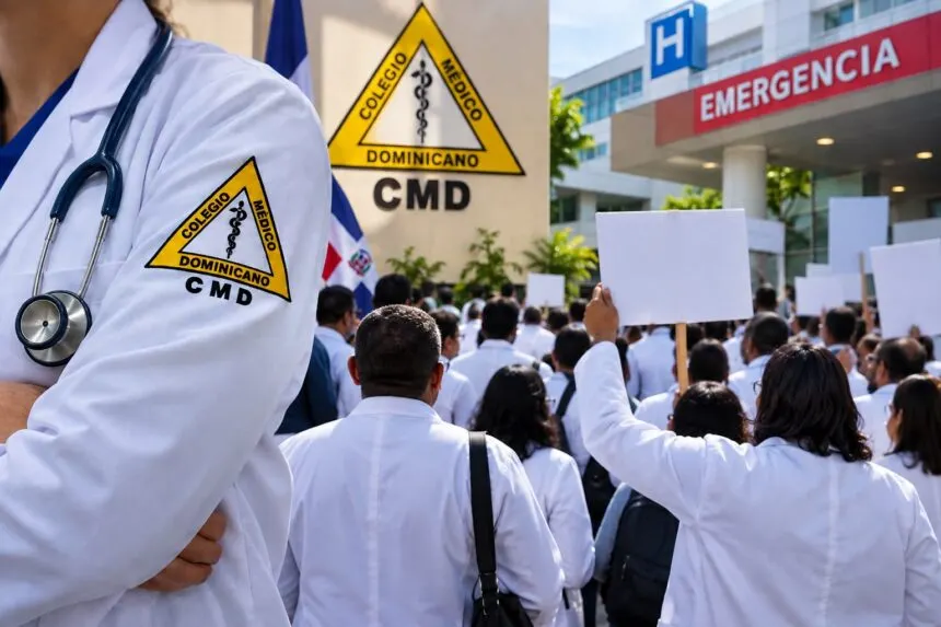 Colegio Médico Dominicano anuncia paro nacional de 24 horas para el próximo 13 de octubre